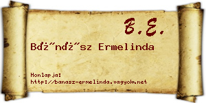 Bánász Ermelinda névjegykártya